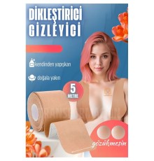 Göğüs Dikleştirici Gizleyici Bant 5 METRE