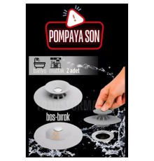 Lavabo Süzgeci Bas-Bırak 2 ADET