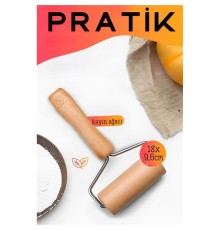 Pratik Merdane Ahşap Ergonımik Oklava