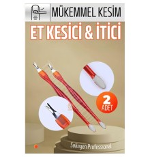 Ergonomik Tırnak Et Kesici Et İtici 2 ADET Solingen