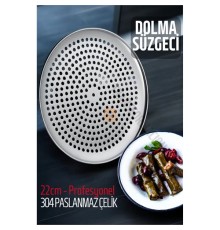Sarma Dolma Süzgeci 22 cm 304 Paslanmaz Çelik