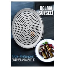 Sarma Dolma Süzgeci 17 cm 304 Paslanmaz Çelik