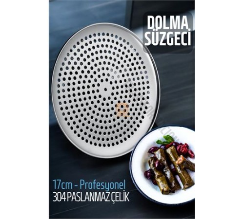 Sarma Dolma Süzgeci 17 cm 304 Paslanmaz Çelik Sarma Dolma Süzgeci 17 cm 304 Paslanmaz Çelik