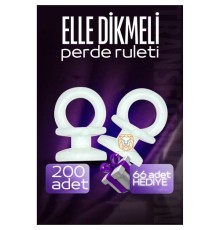 Elle Dikmeli Perde Düğmesi Perde Ruleti 266 ADET