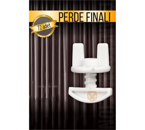 Perde Finali Perde Sonlandırıcı Stop Korniş Finali Sonu 72 Adet Perde Finali Perde Sonlandırıcı Stop Korniş Finali Sonu 72 Adet