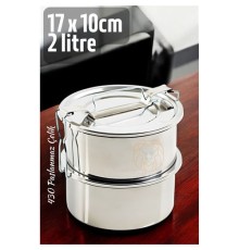 Sefer Tası Paslanmaz Çelik Yemek Kabı 17 cm 2 LİTRE