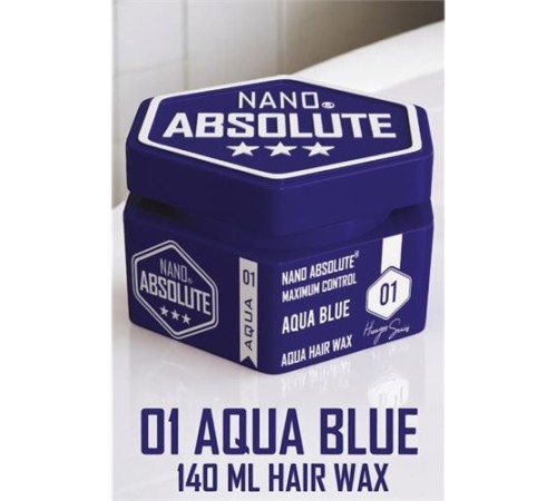 Saç Wax Aqua Blue Sert ve Parlak Absolute Professional Saç Wax Aqua Blue Sert ve Parlak Absolute Professional