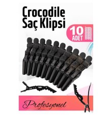 Crocodile Saç Pensi Saç Klipsi 10 Adet