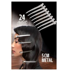 Metal Toka Saç Pensi  24 ADET