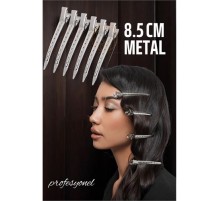 Saç Klipsi Metal Toka Profesyonel 6 Adet