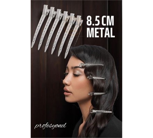Saç Klipsi Metal Toka Profesyonel 6 Adet Saç Klipsi Metal Toka Profesyonel 6 Adet