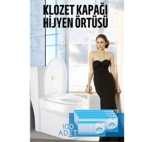 Klozet Kapağı Kılıfı Hijyenik Tek Kullanımlık 100 ADET