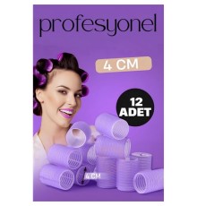 4 Cm Bigudi Saç Bigudisi Profesyonel 12 ADET