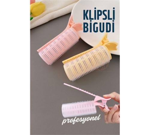 Klipsli Bigudi 3 cm 2 Adet Klipsli Bigudi 3 cm 2 Adet