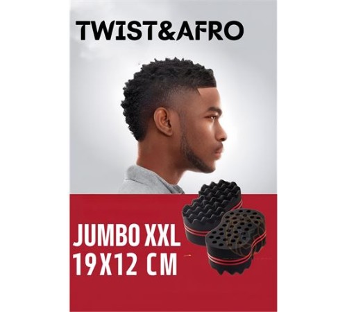 Afro Twist Saç Süngeri Jumbo 19 cm Afro Twist Saç Süngeri Jumbo 19 cm