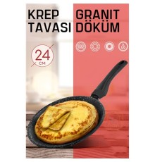 Krep Tavası Granit Döküm Profesyonel