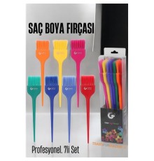 Saç Boya Fırçası 7 li Set Professional