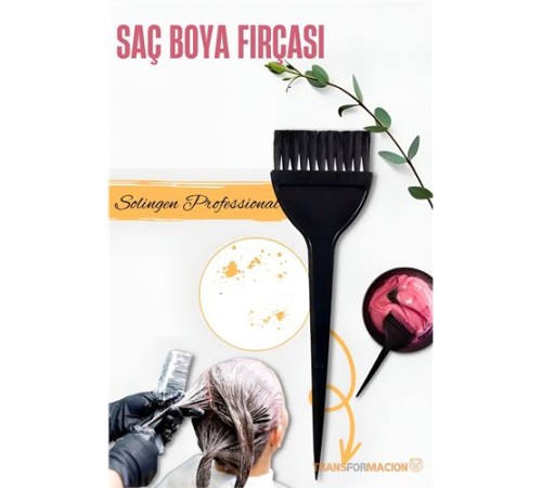 Geniş Uçlu Saç Boya Fırçası Balyaj Fırçası Solingen Professional Geniş Uçlu Saç Boya Fırçası Balyaj Fırçası Solingen Professional