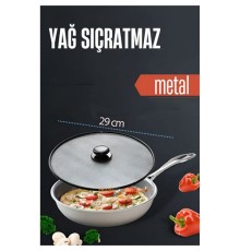 Yağ Kızartma Sıçratmaz Kapak 29 Cm