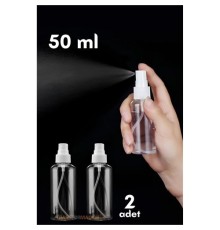 Püskürtücü Boş Sprey Şişe 50 Ml 2 ADET