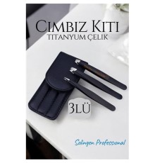 Cımbız Kiti Deri Kılıflı Titanyum Çelik Solingen