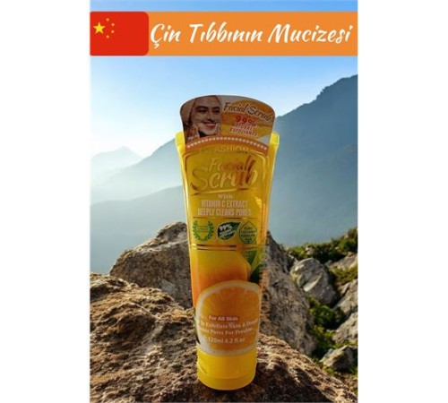 WOKALI Yüz Peelingi Vitamin C Özlü Yüz Peeling Scrub Aydınlatıcı ve DerinTemizlik WOKALI Yüz Peelingi Vitamin C Özlü Yüz Peeling Scrub Aydınlatıcı ve DerinTemizlik