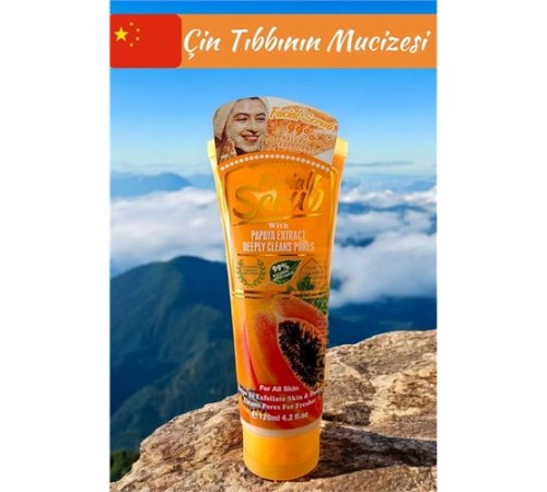 WOKALI Yüz Peelingi Papaya Özü Derin Gözenek Temizleyici Yüz Peeling Scrub WOKALI Yüz Peelingi Papaya Özü Derin Gözenek Temizleyici Yüz Peeling Scrub