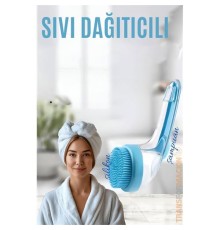 Şampuan Hazneli Silikon Saç Yıkama Peeling ve Masaj Fırçası
