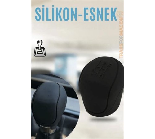 Siyah Silikon Esnek Her Araca Vites Topuzu Siyah Silikon Esnek Her Araca Vites Topuzu