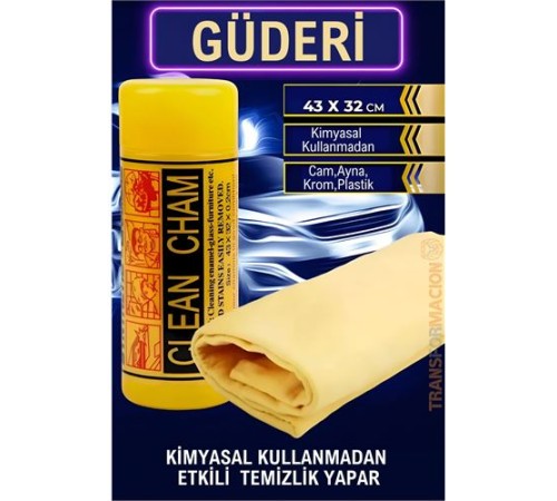 Sentetik Güderi Bez 36x42 Cm Cam Krom Kaporta Ayna Bezi Sentetik Güderi Bez 36x42 Cm Cam Krom Kaporta Ayna Bezi