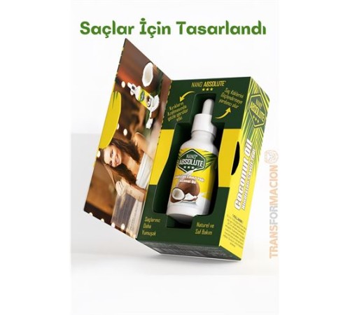 Saçlar İçin Hindistan Cevizi Yağı 50 Ml Nano Absolute Saçlar İçin Hindistan Cevizi Yağı 50 Ml Nano Absolute