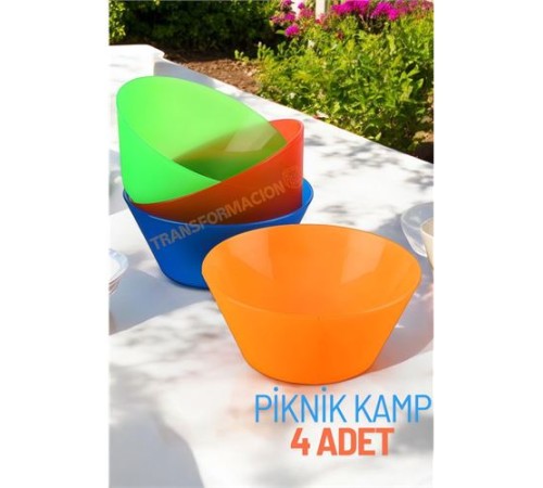Kase Seti Kamp Piknik Kasesi 4 ADET Kase Seti Kamp Piknik Kasesi 4 ADET