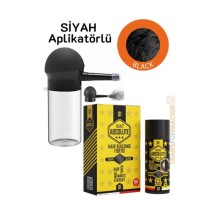 Aplikatörlü Saç Dolgunlaştırıcı Fiber Topik Toz SİYAH 50 Gram