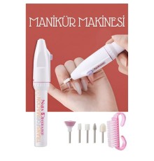 Pilli Manikür Makinesi Tırnak Törpü Seti