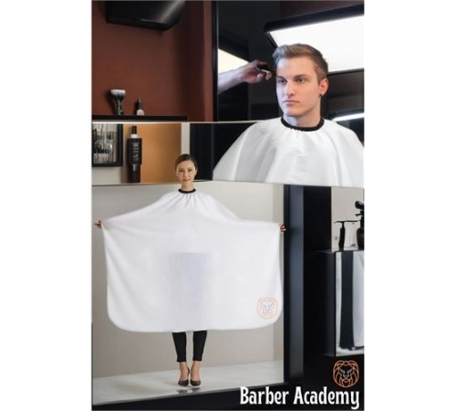 Saç Kesim Önlüğü Unisex Beyaz Saç Kesim Önlüğü Unisex Beyaz