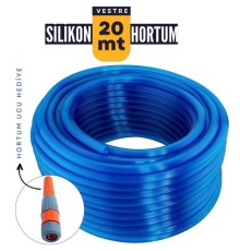 20 Metre Silikonlu Bahçe Hortumu Sulama Aparatı HEDİYELİ
