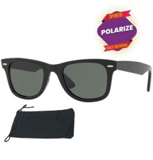 Kemik Polarized Siyah Erkek Güneş Gözlüğü