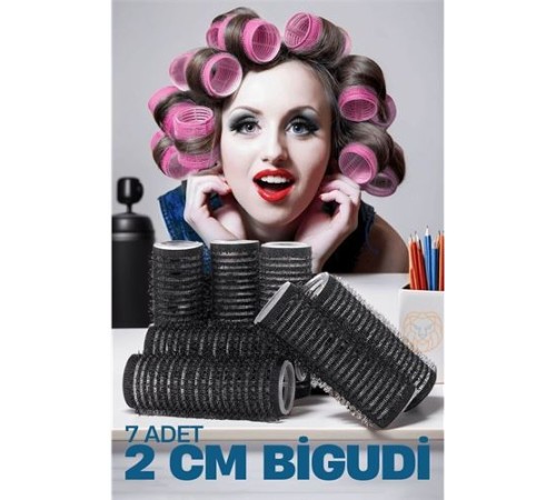 2 cm Bigudi 7'li Paket 719263