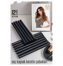 Nano Keratin Kaynak Çubukları 12 ADET SİYAH Absolute
