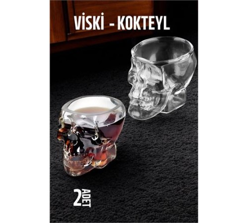 Kurukafa Viski ve Kokteyl Cam 2 ADET Kurukafa Viski ve Kokteyl Cam 2 ADET