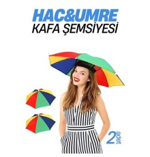 Hac Umre Kafa Şemsiyesi Güneş Koruma Şemsiyesi 2 adet