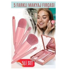 Makyaj Fırça Kiti Aynalı ve Kutulu Profesyonel Makyaj Kiti