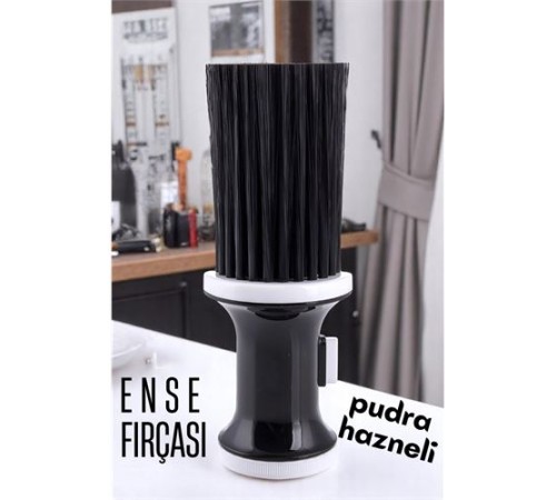 Pudra Hazneli Ense Fırçası Saç Temizleme Fırçası - Berber Temizlik Fırçası- Kuaför Berber Malzemesi Pudra Hazneli Ense Fırçası Saç Temizleme Fırçası - Berber Temizlik Fırçası- Kuaför Berber Malzemesi