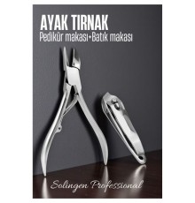 Ayak Tırnak Makası Batık Tırnak Makas Seti Pedikür Tırnak Makası Merys Solingen