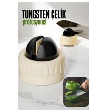 Bıçak Bileyici Pratik Vantuzlu Tungsten Çelik