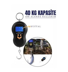 Balıkçı Tipi Dijital 100 Alanda Kullanım El Tartısı