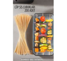 Çöp Şiş İkram Çubukları Bamb 200 ADET