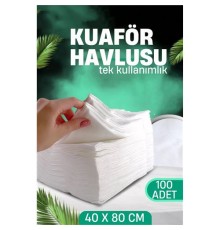 Tek Kullanımlık Kuaför Havlusu - Berber Havlusu Spa Havlusu Medikal Havlu 100 Ad