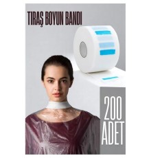 Kuaför Tıraş Boyun Bandı - Berber Boyun Bandı Tek Kullanımlık Boyun Bandı 200 Adet