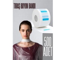 Kuaför Tıraş Boyun Bandı - Berber Boyun Bandı Tek Kullanımlık Boyun Bandı 500 Adet